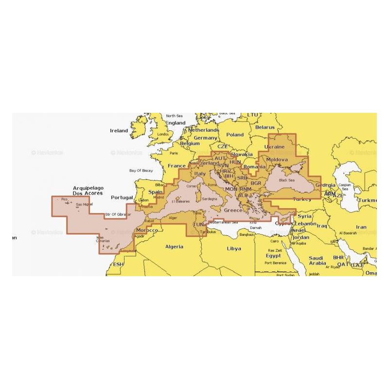 NAVIONICS kartografija Mediterranean & Black Sea Cijena Akcija